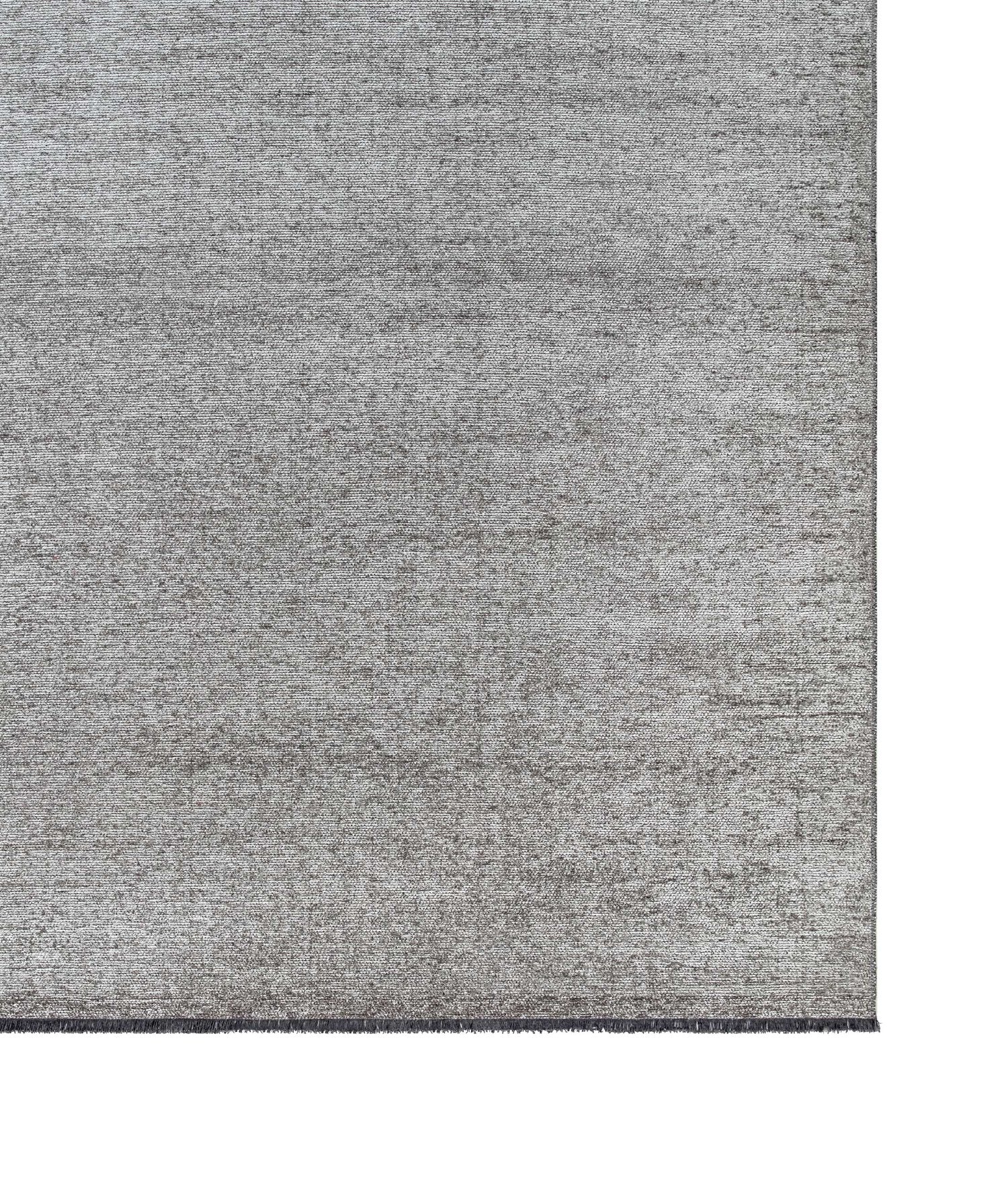 Zwart-Grijs Vloerkleed 160x230 cm - Polypropyleen en Polyester